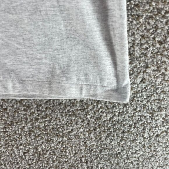 Vintage 90s Shirt Mens Extra Large Gray Red Single Stitch Made In USA Cotton - Picture 9 of 16